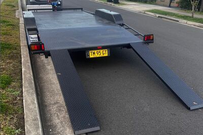 Hire 3.5T Car Trailer for Hire including winch - PENRITH