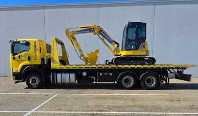5.5t Komatsu Excavator Dry Hire Perth | Cabin | Free Delivery 3+ Days