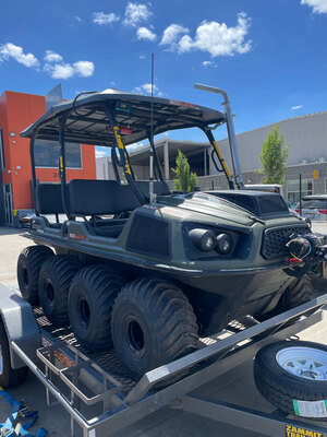 Hire Amphibious 8x8 Tracked ATV's Including a range or ARGOS 