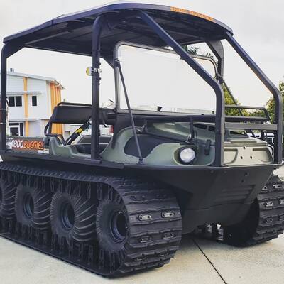 Hire Amphibious 8x8 Tracked ATV's Including a range or ARGOS 