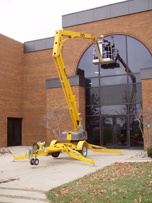Hire HAULOTTE HTA13P TRAILER BOOM - Applicable fields - Maintenance &amp; Renovation, Plumbers, Electricians.